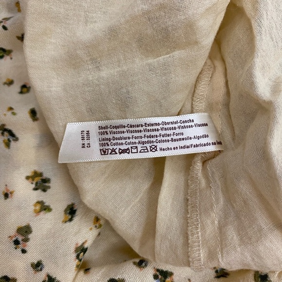 Free People Rare Feelings Maxi Dress in Neutral Cream Size Extra Small - Picture 11 of 12